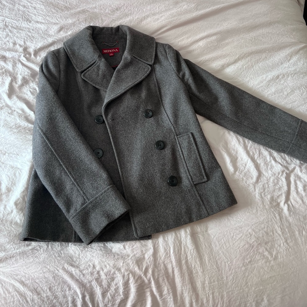 Merona wool pea coat, size M